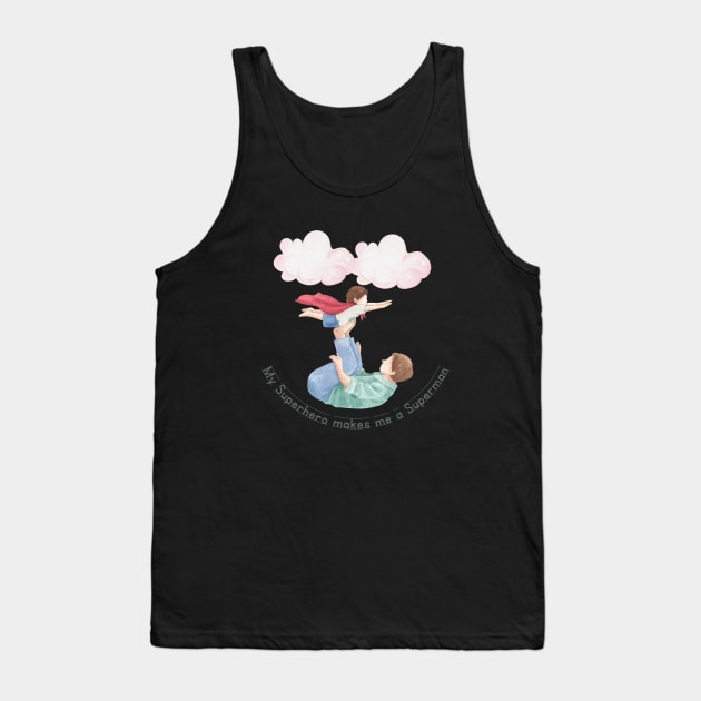 My dad is a hero Tank Top by Mission Bear